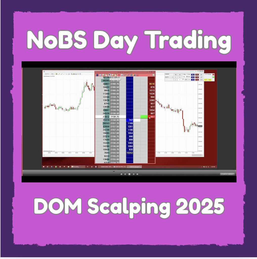 Trading Dom Course NoBS Daytrading: DOM Scalping 2025 – Course - VIP Trading Courses